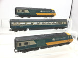 Hornby OO Gauge 3 Car HST Intercity 125 Blue/Yellow (NEEDS ATTN)