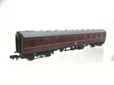 Graham Farish 374-078D N Gauge BR Maroon Mk1 Corr BCK Brake Coach E21234