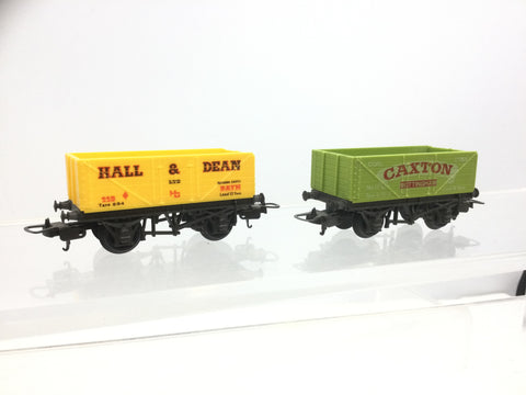 Lima 3176/3177 HO Gauge Open Wagons Caxton/Hall & Dean