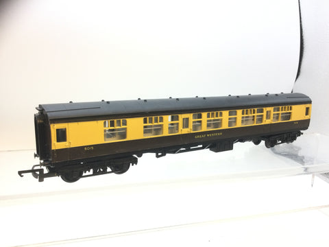 Hornby R743 OO Gauge GWR Mk 1 Composite Coach Choc/Cream 5015