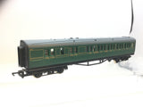 Hornby R432 OO Gauge SR Green Maunsell Brake End Coach 1405