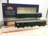 Bachmann 31-325 OO Gauge BR Blue Class 105 2-Car DMU Weathered/DCC Fitted