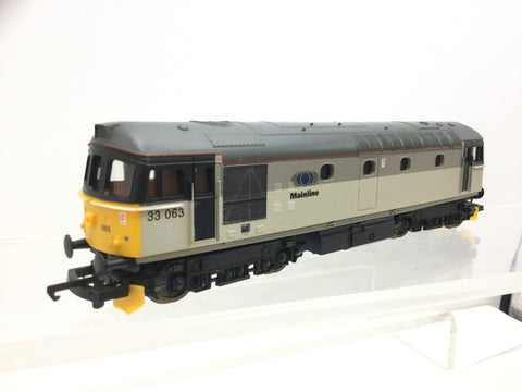 Lima 204705 OO Gauge Mainline Grey Class 33 No 33063