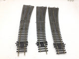 Peco SL-E186 OO Gauge Code 75 Electrofrog R/H Curved Point x3