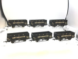 Hornby R6498 OO Gauge 21t Steel Mineral Wagon Anthracite x6 (RENUMBERED)