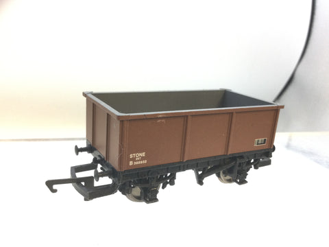Hornby R6085E OO Gauge 27t Mineral Wagon B385932 Stone