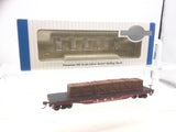 Bachmann 18912 HO Gauge ATSF Flat Wagon with Crate Load