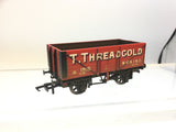 Hornby R6306 OO Gauge 7 Plank Wagon Threadgold