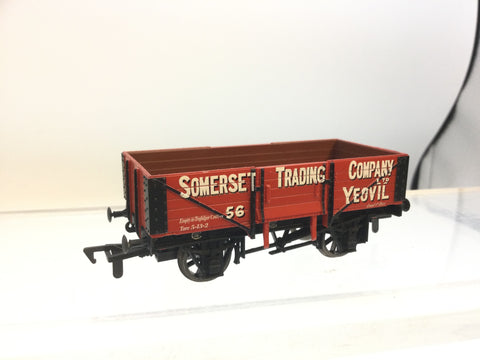 Hornby R6234 OO Gauge 5 Plank Wagon Somerset Trading