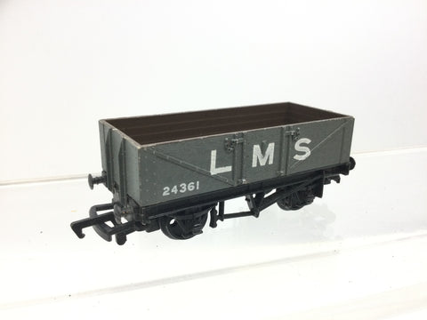 Mainline 37-130 OO Gauge LMS 5 Plank Open Wagon 24361