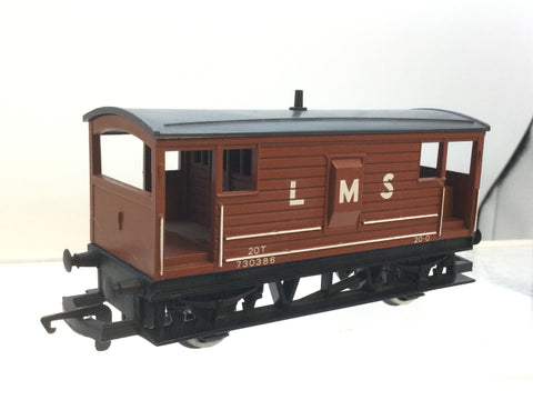 Hornby R718 OO Gauge LMS Brake Van 730386