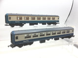 Lima 305301/305302 OO Gauge BR Mk 2 Blue/Grey Coaches W13493/W5449