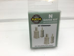Ratio 307 N Gauge Chimney Stacks & Chimney Pots Kit