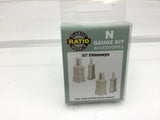 Ratio 307 N Gauge Chimney Stacks & Chimney Pots Kit