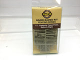 Ratio 419 OO Gauge Concrete Fence Posts/Gates/Signs Kit