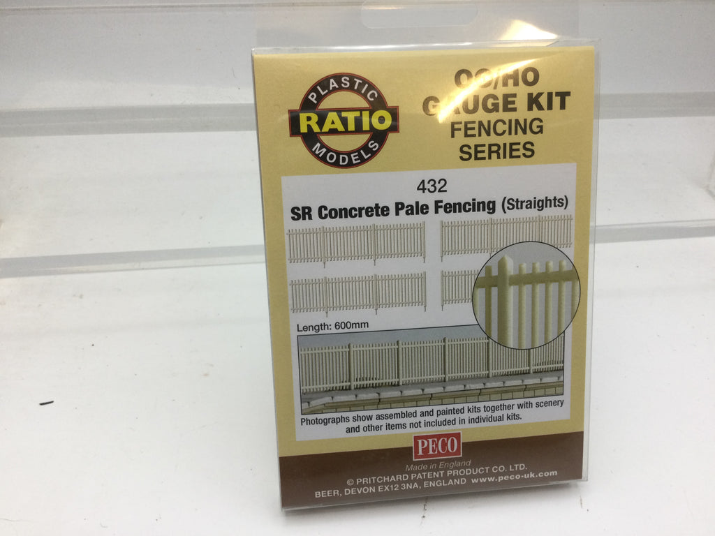 SR Precast Concrete Pale Fencing