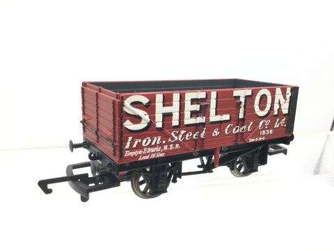 Hornby R6518 OO Gauge 7 Plank Wagon Shelton Iron & Steel Co 1836