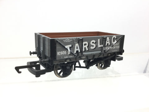 Hornby R6134 OO Gauge 4 Plank Wagon Tarslag 605