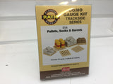 Ratio 514 OO Gauge Assorted Pallets, Sacks & Barrels