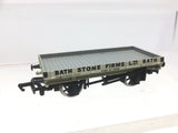 Bachmann 33-405 OO Gauge 1 Plank Wagon Bath Stone Firms Ltd