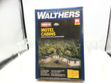 Walthers 933-3482 HO Gauge Motel Cabins (4) Kit