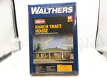 Walthers 933-3777 HO Gauge Framed Ranch Tract House Kit