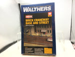 Walthers 933-4097 HO Gauge Brick Craneway Base and Street (3) Kit