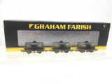 Graham Farish 373-665 N Gauge Tarmac Tank Wagon Triple Pack Weathered