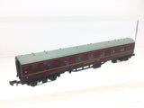 Graham Farish 374-801A N Gauge BR Maroon Mk1 Restaurant Car M6