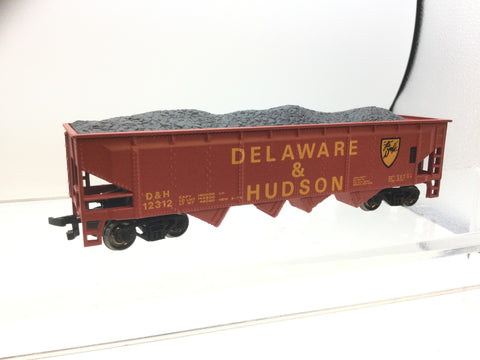Bachmann 17626 HO Gauge Quad Hopper Delaware & Hudson D&H 12312