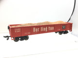 Bachmann 17216 HO Gauge Bogie Gondola Car Burlington E3141