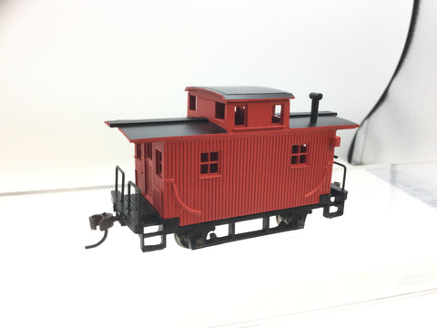 Bachmann 18449 HO Gauge Bobber Caboose Red