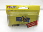 Noch 17571 HO/OO Gauge Cyclist with 2 Illuminated Lights
