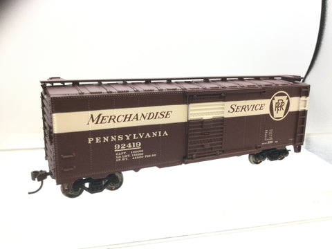 Bachmann 17014 HO Gauge 40' Box Car Merchandise Service Pennsylvania 92419
