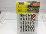 Noch 16072 HO/OO Gauge Sitting Passenger (60) Mega Economy Figure Set