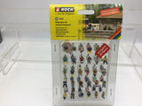Noch 16072 HO/OO Gauge Sitting Passenger (60) Mega Economy Figure Set