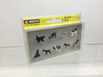 Noch 15717 HO/OO Gauge Dogs Figure Set