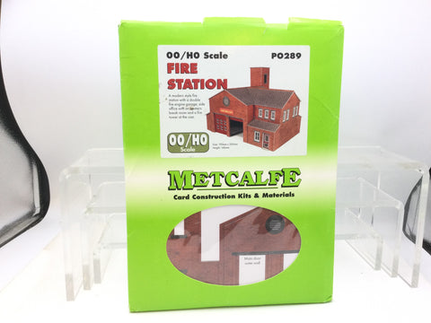 Metcalfe PO289 OO Gauge Fire Station Card Kit