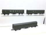 Graham Farish 0623/0633 N Gauge SR Mainline Coaches x3