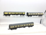 Minitrix 2923/2924 N Gauge BR Choc/Cream Mk1 Coaches x3