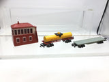 Job Lot of Lone Star OOO Gauge Wagons/Signal Box
