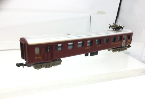 Lima N Gauge SBB Restaurant Car with Pantograph