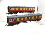 Hornby R437 OO Gauge BR Red/Cream Stanier Coach M4329 x2