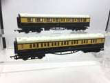 Hornby R429 OO Gauge GWR Collett Composite Coach 6024 x2 (Unboxed)