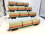 Hornby R633 OO Gauge Freightliner Container Wagon x4