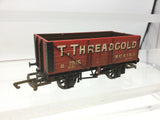 Hornby R6201 OO Gauge 7 Plank Wagon T Threadgold, Woking 1915