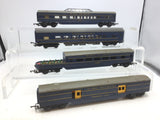 Triang R131/R132/R133/R134 OO Gauge Blue Transcontinental Coaches