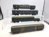 Triang R131/R132/R133/R134 OO Gauge Blue Transcontinental Coaches