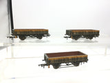 Hornby R6416 OO Gauge Rudd Departmental ZBA Wagon (Set of 3)(Weathered)