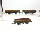 Hornby R6416 OO Gauge Rudd Departmental ZBA Wagon (Set of 3)(Weathered)